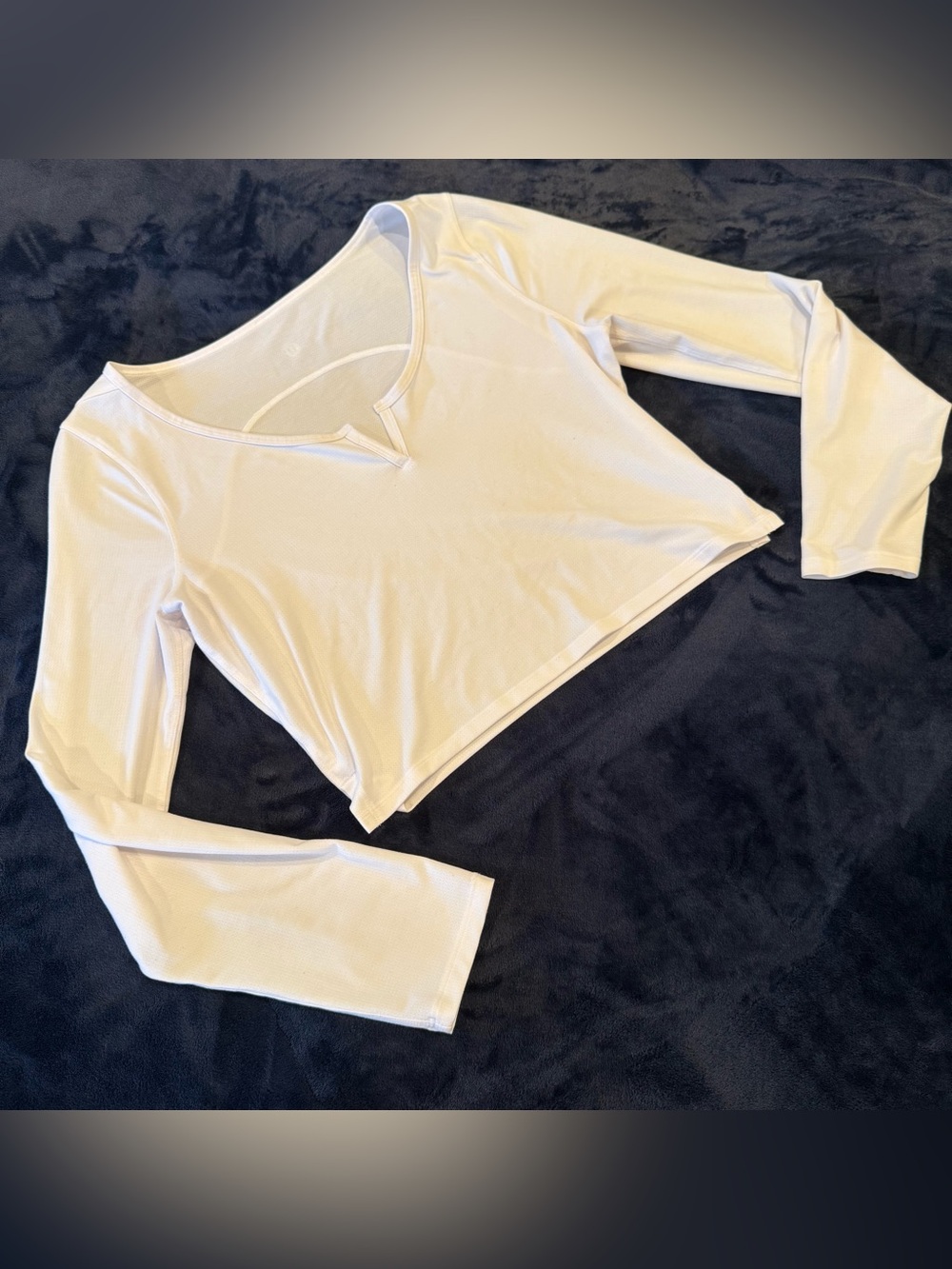 Lululemon Athletica White Long-Sleeve